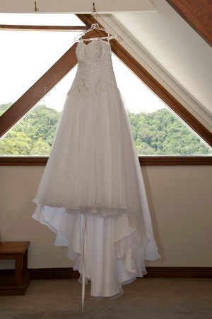 Crease Free Pic 2 - Wedding gown Steamed and waiting for the wedding at the Sunshine Coast