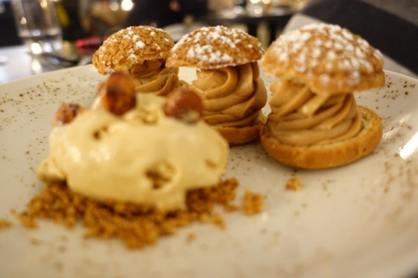 Stockroom Pic 1 - Praline Choux Pastry 15 profiteroles with salted caramel ice cream