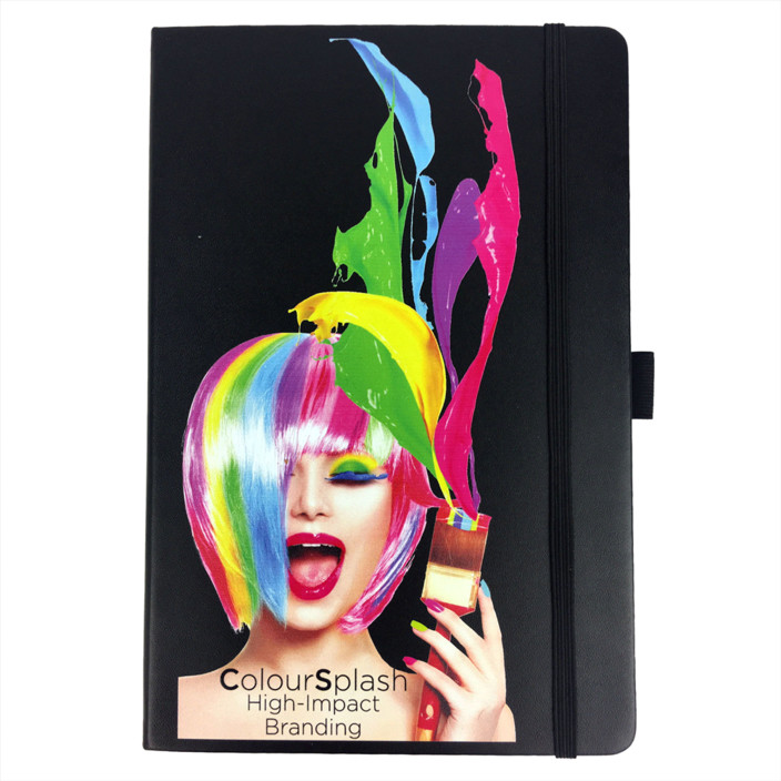 The Promo Station - Promotional Marketing Pic 1 - Nova Notebook with ColourSplash full colour print Brighten your brand today