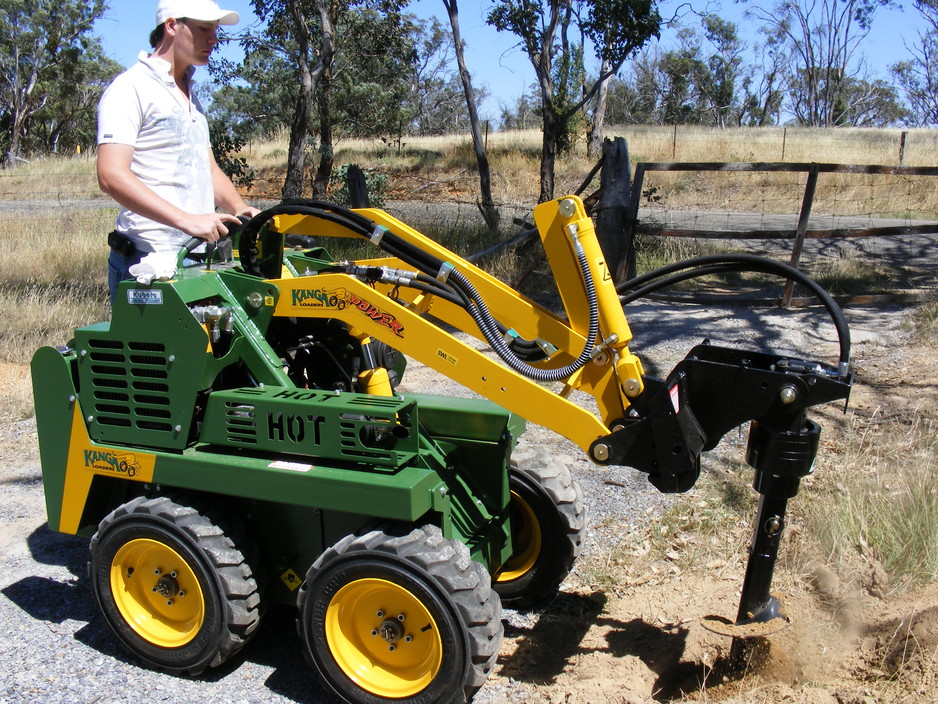 Little Diggers Pic 1 - post hole digging