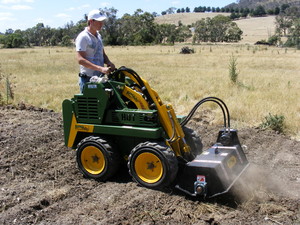 Little Diggers Pic 2 - rotary hoeing