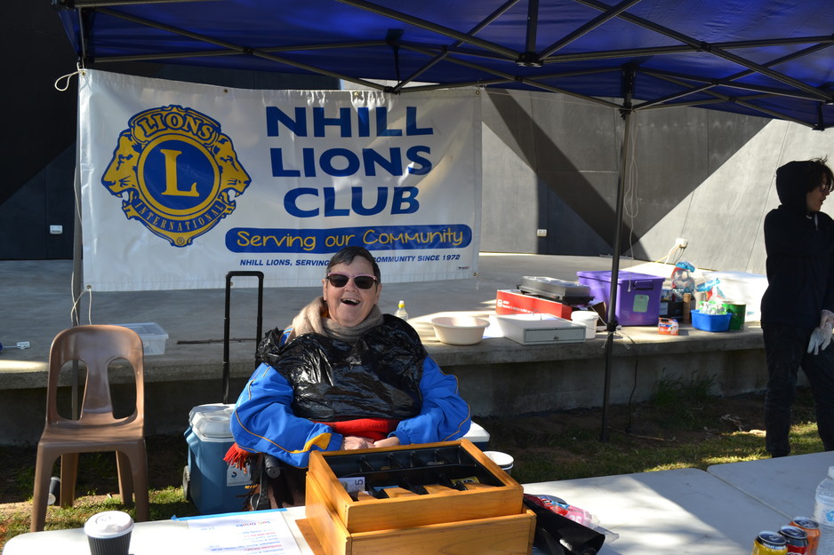 Nhill Lions Community Market Pic 1 - Always a smile from the Nhill Lions Club