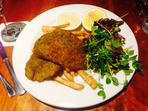 Blue Gum Hotel Pic 4 - Schnitzel with ALL of the herbs