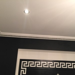 Villa Cornice Pic 3 - Painted black EPS 103