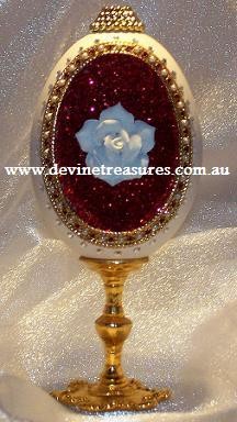 Devine Treasures Pic 3 - beauty of a rose genuine goose egg