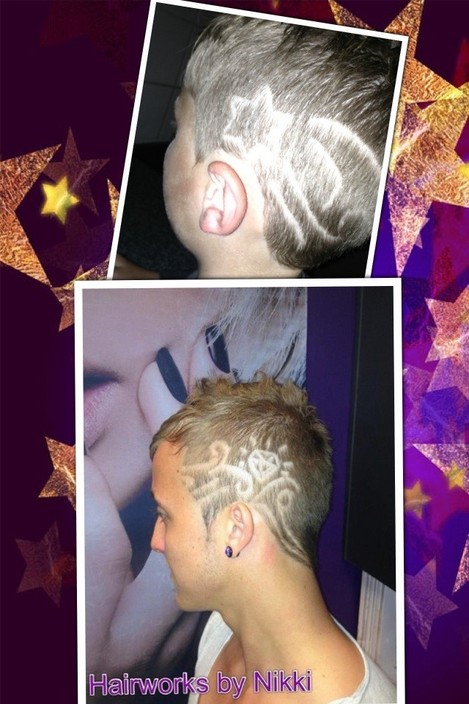 Hairworks By Nikki Pic 1 - Hair tattoo tracks by Chantelle