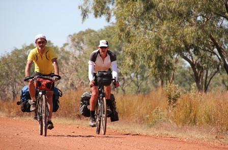 Vivente Bikes Pic 1 - Peter and Noel on the Gibb River Road