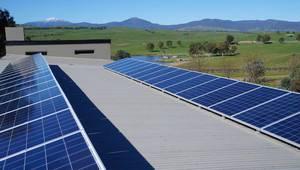 Blue Tongue Solar Pic 3 - 30kw Solar install for Delatite Winery