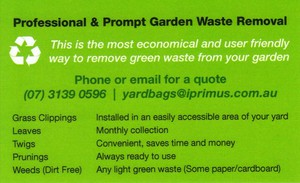 Yard Bags Pic 2 - garden waste removal Brisbane