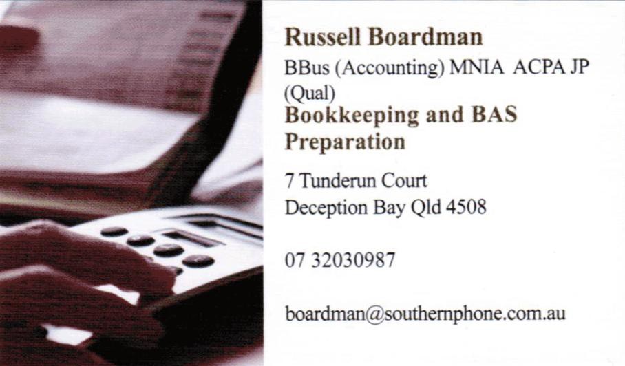 Russell Boardman Bookkeeping & BAS Preparation Pic 1