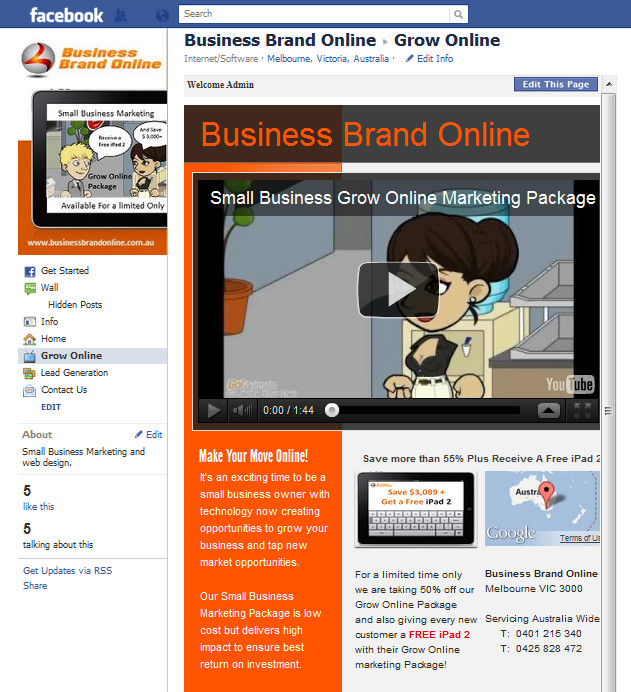 Business Brand Online Pic 1 - Upgrade Your Facebook Business Page