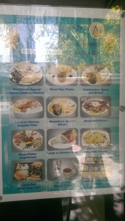 Medallion Cafe & Cakes Pic 1 - Menu