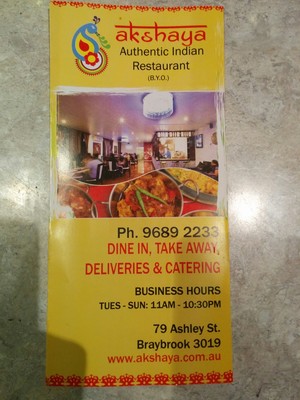 Akshaya Indian Restaurant Pic 3