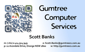 Gumtree Computer Services Pic 2 - Our business card