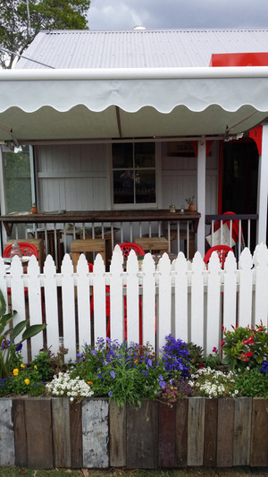 valentina Cafe Pic 2 - The gorgeous little Valentina Cafe White picket fence and all