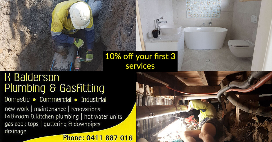 KBalderson Plumbing & Gasfitting Pic 1