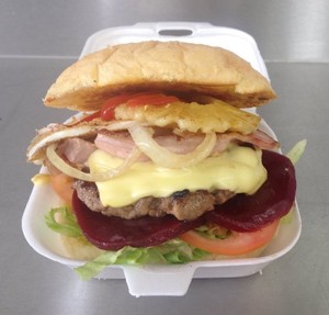 Mine Road Takeaway Pic 2 - Burger with the Lot