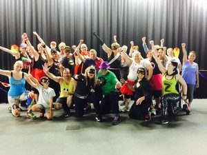 ZUMBA with Carla Pic 4 - Super Hero Theme Night 2016