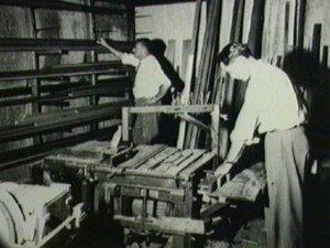 Seaforth Blinds Pic 5 - Selecting and cutting 1950s