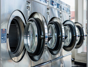 Quicksuds Laundromat Morayfield Pic 3 - Big industrial washing and dryer machines