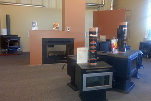 Air And Water Residential Pic 4 - Our gas and wood fires showroom at Maddington