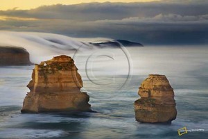 surfcoast images Pic 5 - Apostles fog waterfall