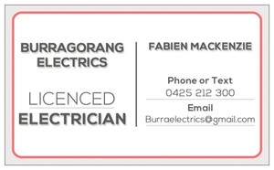 Burragorang Electrics Pic 5 - Business Cards Got Them