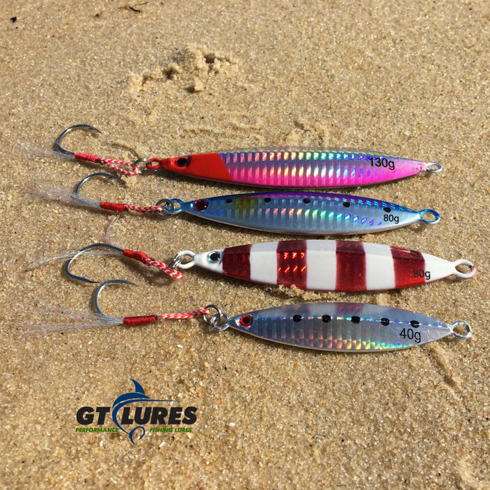 GT Lures Pic 1 - Metal jigs from 40g to 130g