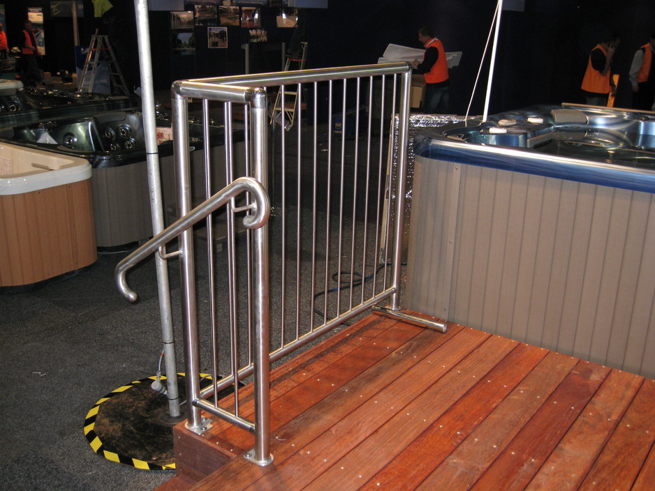 Alltek Welding Pic 1 - Our new line stainless pool fencing