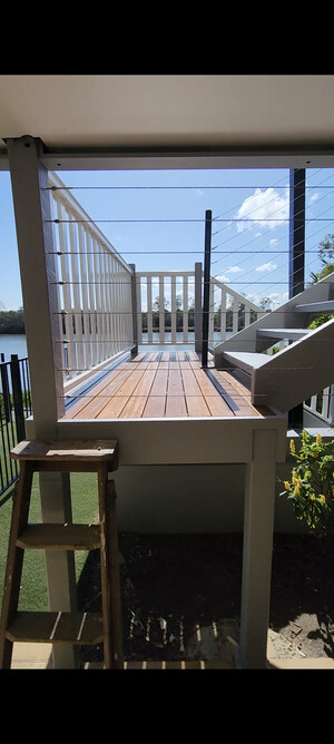 Empire Coatings Pic 4 - Exterior stairs deck in Brisbane