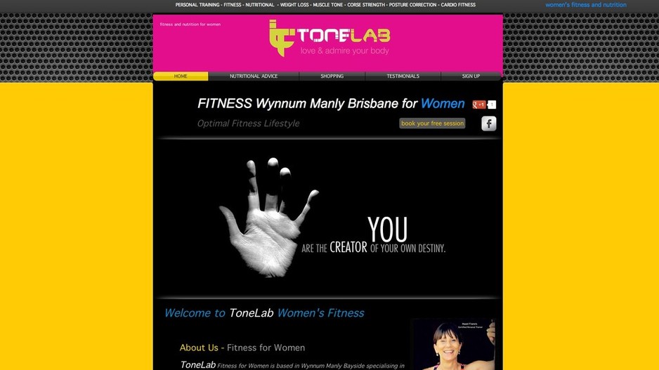 ToneLab Personal Trainer Pic 1 - ToneLab homepage