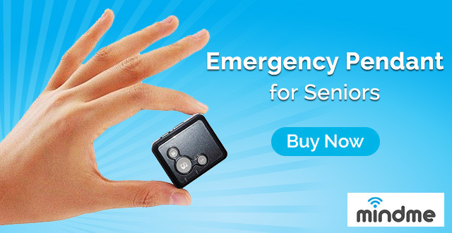 MindMe Pic 1 - emergency pendant for elderly