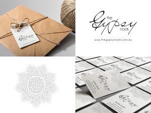 lacecreates - Graphic Design Pic 3 - Logo and Branding package for local client The Gypsy Nook