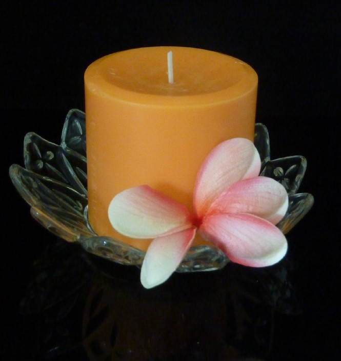 Dream Candles Pic 1 - Mango Papaya Pillar Candle