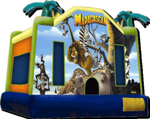 Aaron's Amusements- Jumping Castle Hire Pic 5 - Madagascar Jumping Castle