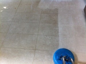 Adam's Carpet Cleaning Pic 2 - Tile Cleaning Before and After