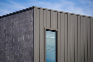 Supreme Roof Plumbing Pic 3 - Standing seam wall cladding