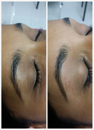 Beauty Room Pic 2 - Before and after eyebrows