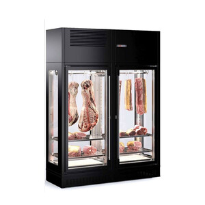 Jds Hospitality Equipment Pic 5 - MeatAger is the ideal product for any business that wants to sell aged meat salami or cheese as it serves a dual purpose it ages and display the product and