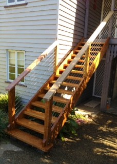 handball2me Pic 3 - Stairs on colonial Queenslander home