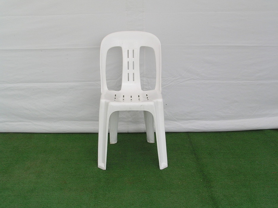 Instant Party Hire Pic 1 - white Bistro Chair