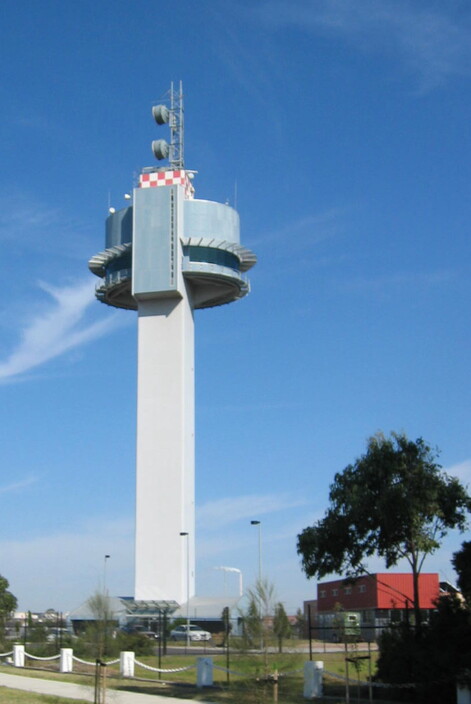 Fastglass 24 Hrs 7 Days Pic 1 - Fast Glass 24 hrs 7 Days Replaced a broken glass to the Port Of Melbourne Control tower