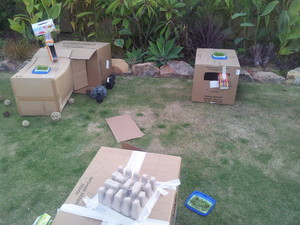 Kid'N About, Outside School Hours Family Day Care. Pic 5 - Box City The children had lots of fun making this together