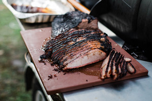 Beauty and the Beard Eats and Events Pic 5 - Brisket is ready