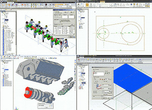 CADDIT CAD software Pic 2 - 3D mechanical and Sheet Metal Design Software