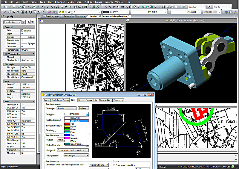 CADDIT CAD software Pic 1 - AutoCAD and AutoCAD LT low cost Alternative