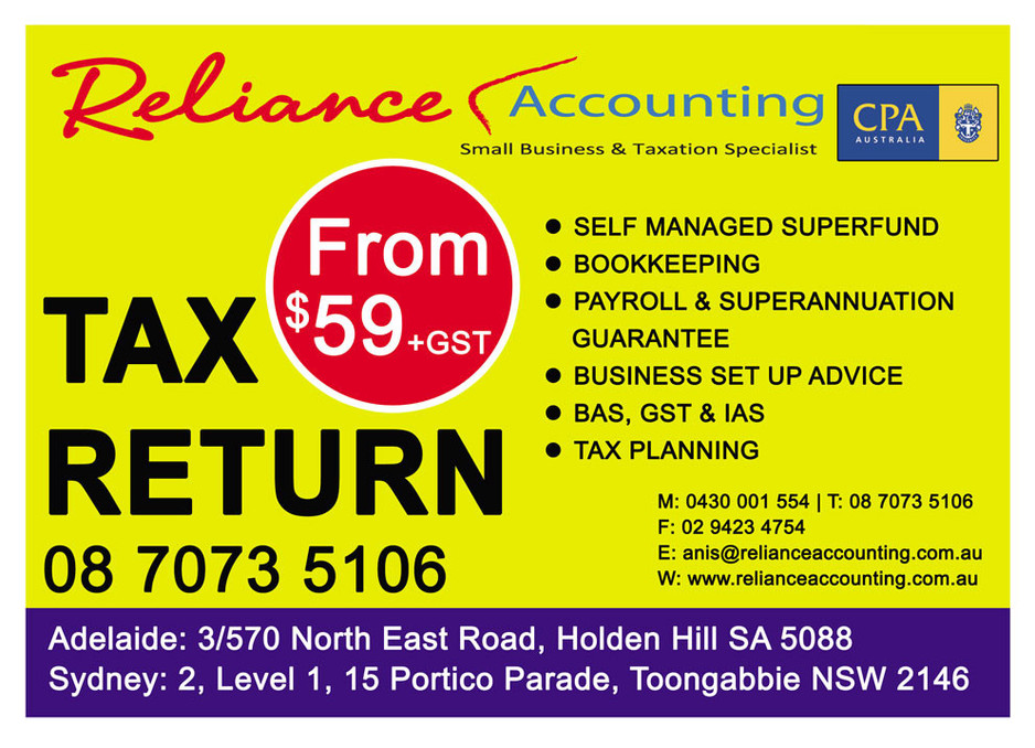 Reliance Accounting Pic 1 - Book your Appointment today