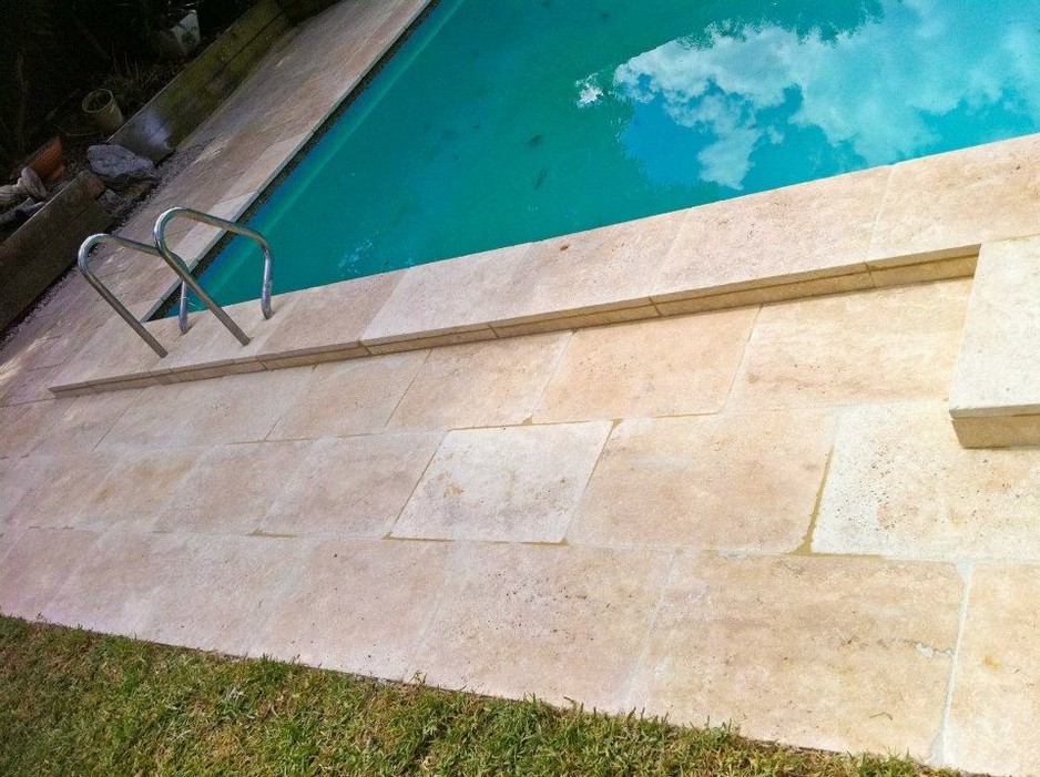 Estrada Paving Pic 1 - Natural Stone Pool Coping