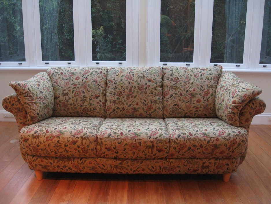 Sydney Upholstery Pic 1 - Reupholstered 3 seater