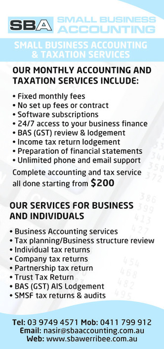 SBA Acounting & Taxation Pic 1